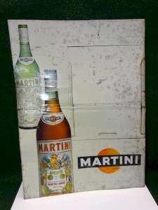 -ANCIENNE PLAQUE PUBLICITAIRE METAL SERIGRAPHIE PUB MARTINI  HAVAS PUBLICITE  D