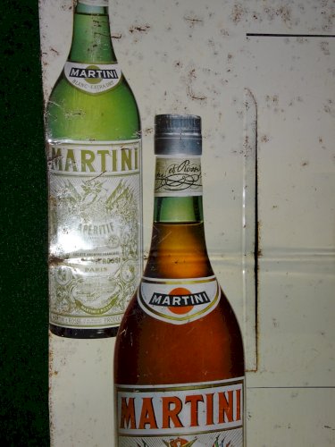 -ANCIENNE PLAQUE PUBLICITAIRE METAL SERIGRAPHIE PUB MARTINI  HAVAS PUBLICITE  D