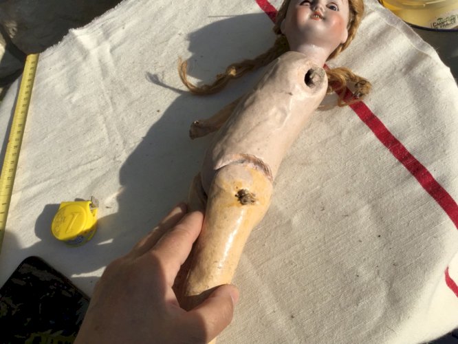 Ancienne Poupée Doll  MONTREUIL DL JUMEAU A RESTAURER