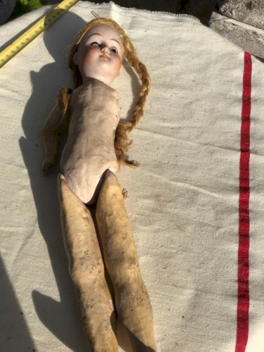 Ancienne Poupée Doll  MONTREUIL DL JUMEAU A RESTAURER