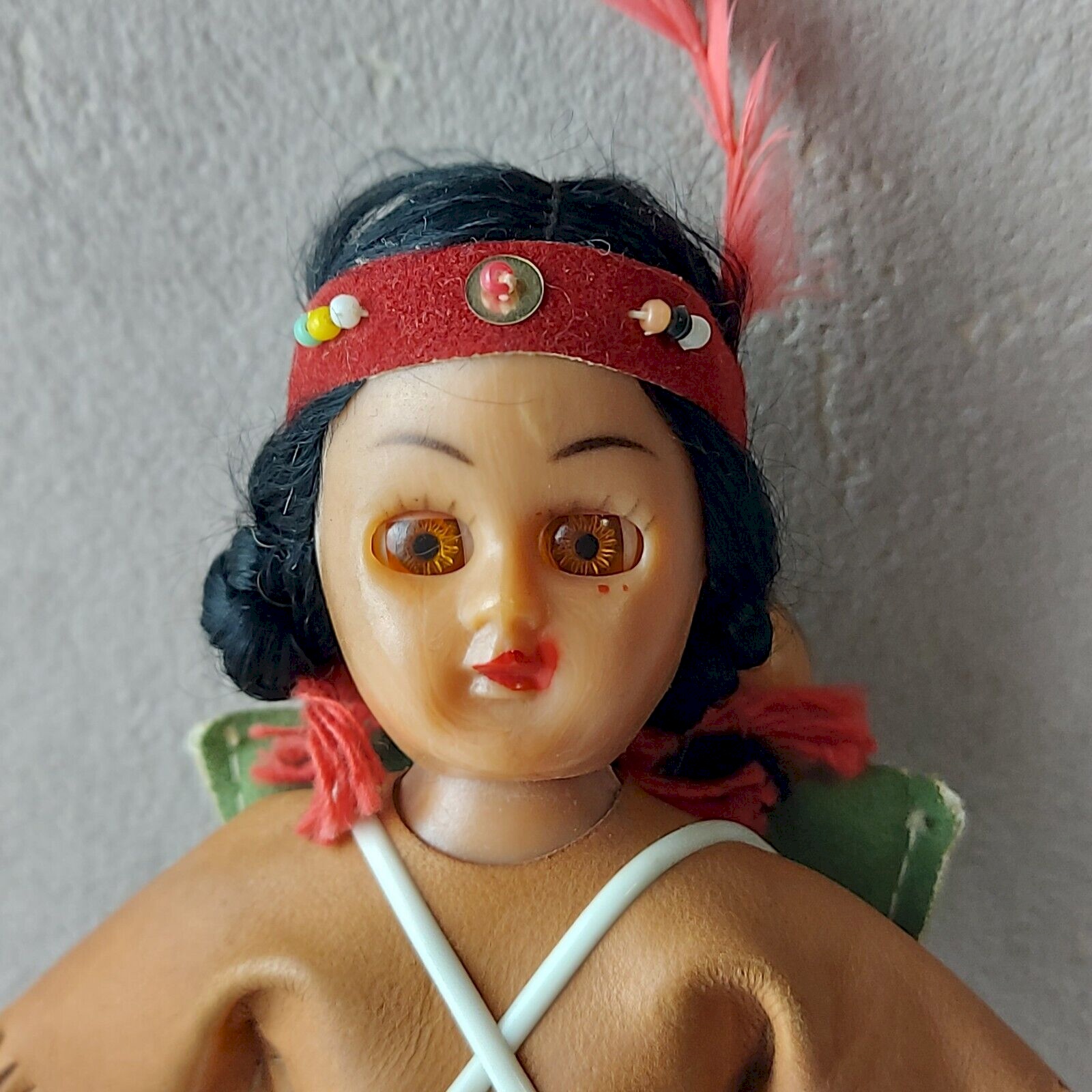 Ancienne poupée souvenir indienne / amérindienne, Indian Doll, 1960