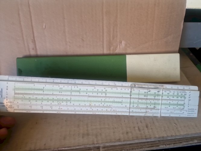 ancienne règle a calculer Faber castell 57 /89 RIETZ Made In Germany,