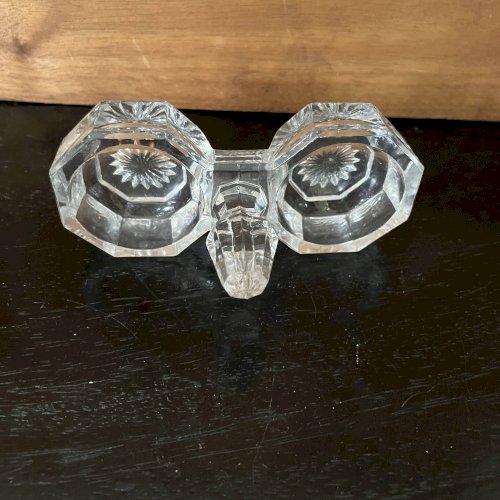 Ancienne salière et poivrière