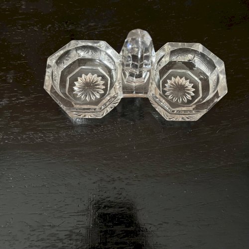 Ancienne salière et poivrière