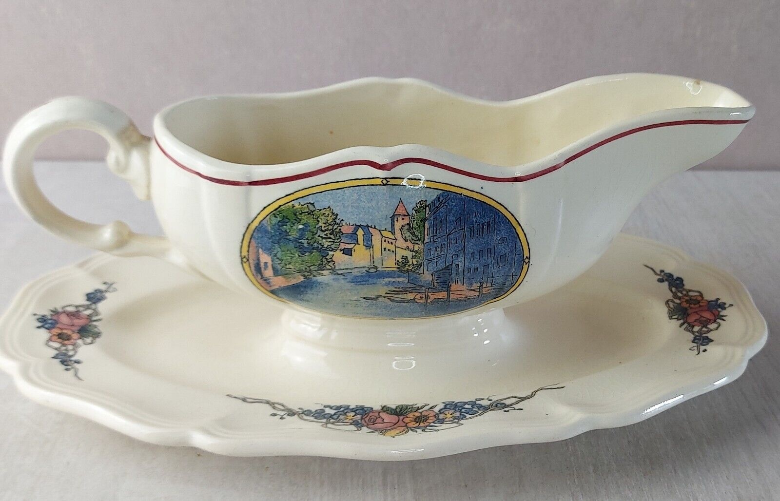 Soupière ancienne Sarreguemines Obernai | Selency