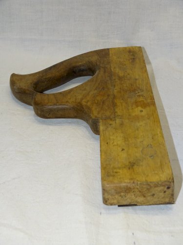 -ANCIENNE SCIE A MAIN ARTISANALE OUTIL ANCIEN COLLECTION DECO OUTILLAGE   D