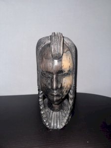 Ancient African Sculpture Prestige – Solid Two-Tone Ebony