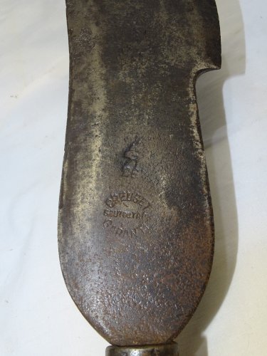 -ANCIENNE SERPE SERPETTE MARQUE CREUSET SAUT DU TARN GARANTI OUTIL ANCIEN  D