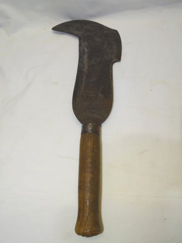-ANCIENNE SERPE SERPETTE MARQUE CREUSET SAUT DU TARN GARANTI OUTIL ANCIEN  D
