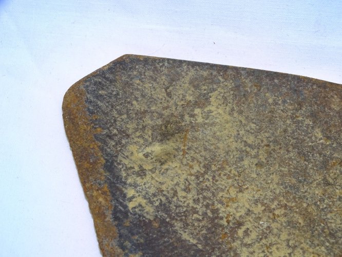 -ANCIENNE SERPETTE SERPE MANCHE BOIS FEUILLE GRAVEE 26 + 1 TETE de CHIEN    D