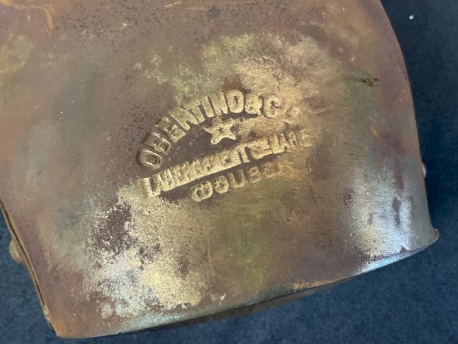 Ancienne sonaille cloche de vache OBERTINO LABERGEMENT Style Chamonix .