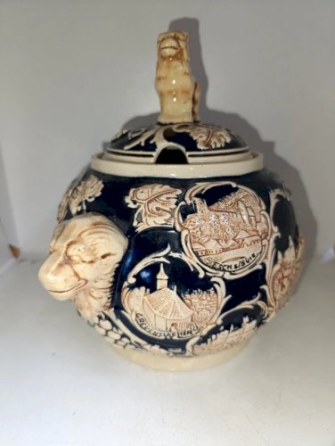 ancienne soupiere allemande decor luxembourg en bon etat