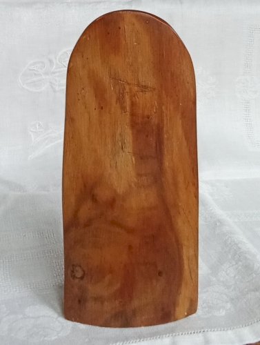 Ancienne Statue Sculpture Buste Femme Bois Old Wooden Woman Bust Statue