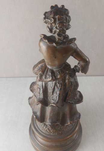 Ancienne statue / sculpture, en terre cuite, à identifier ^