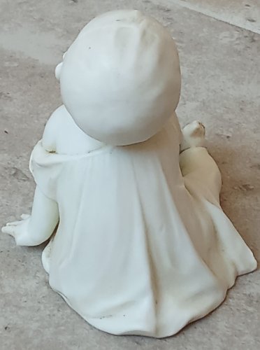 Ancienne Statue Statuette Enfant Porcelaine Biscuit  Hummel Goebel West Germany