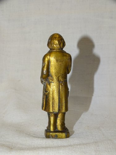 - ANCIENNE STATUETTE PLOMB Doré PERSONNAGE MASCULIN à définir COLLECTION     D