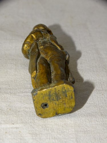 - ANCIENNE STATUETTE PLOMB Doré PERSONNAGE MASCULIN à définir COLLECTION     D