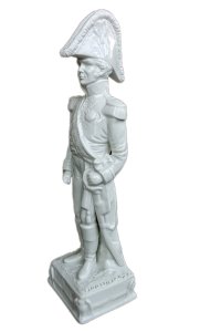 Ancienne statuette porcelaine Saxe Scheibe AlsbachGénéralBertrant Napoléon