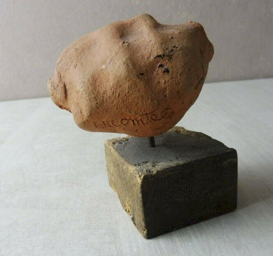Poupée Ancienne En Terre Cuite - Vintage - Collection - Occasion