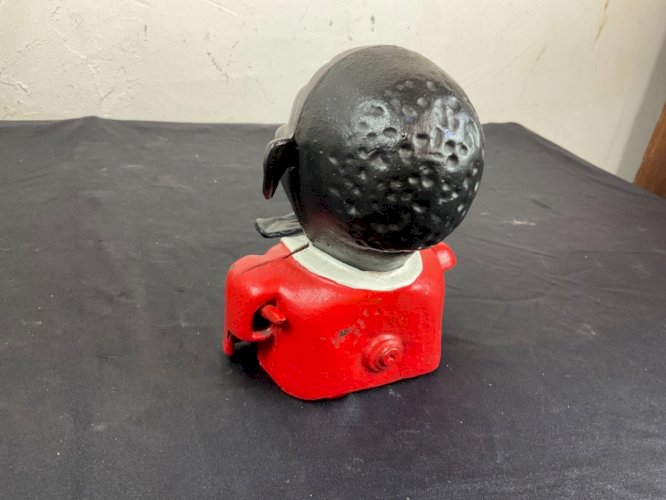 Ancienne Tirelire en fonte mètre d hôtel