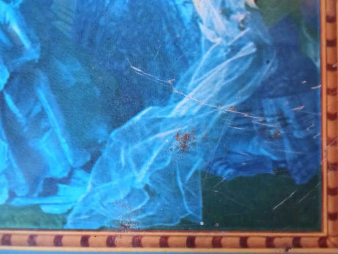 Ancienne très grande Publicité boite bonbons coq blanc ParisImpératrice Eugénie