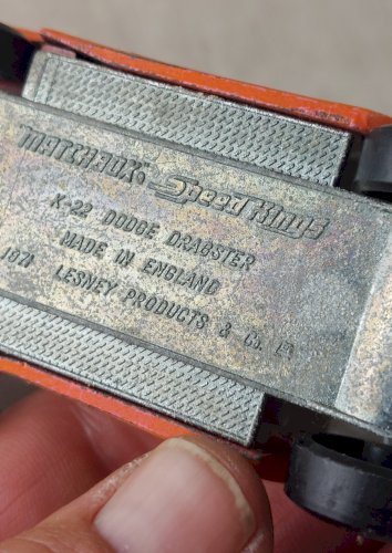 Ancienne voiture, Dodge Dragster K-22, Matchbox Speed Kings ^