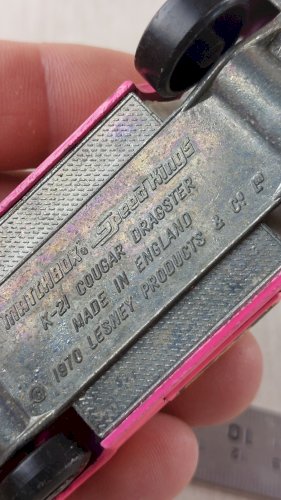Ancienne voiture, Dodge Dragster K-22, Matchbox Speed Kings ^