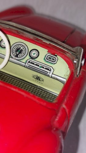 Ancienne voiture en tôle à friction, MG-3061, Trademark TM Modern Toys Japan