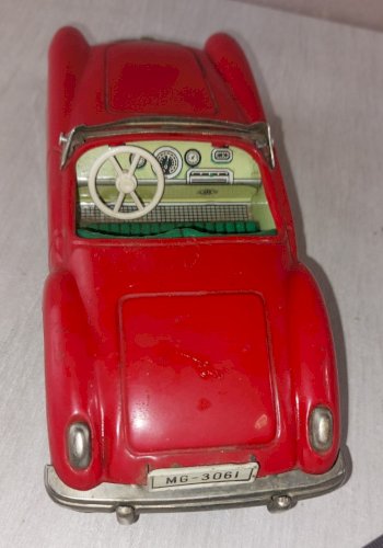 Ancienne voiture en tôle à friction, MG-3061, Trademark TM Modern Toys Japan