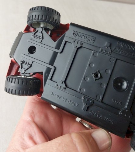Ancienne voiture, Lamborghini Cheetah pompiers, Burago 1:24 ^