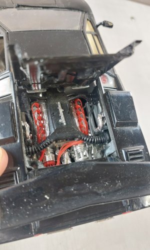Ancienne voiture Lamborghini Countach 1988, Burago, 1/18