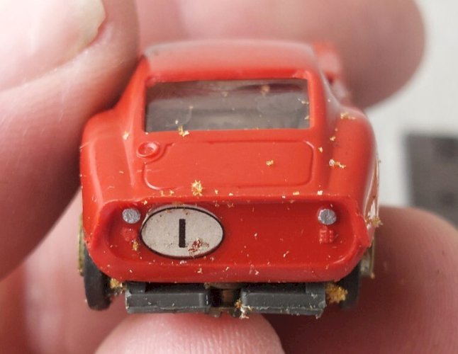 Ancienne voiture pour circuit électrique, Ferrari GT, Faller, 4836