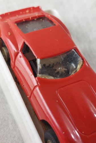 Ancienne voiture pour circuit électrique, Ferrari GT, Faller, 4836