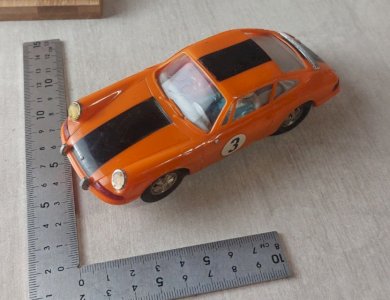 Old race car, orange Porsche 911, 40412, Carrera Universal 1/32