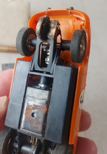 Ancienne voiture pour circuit, Porsche 911 orange, 40412, Carrera Universal 1/32 ^