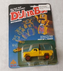 Ancienne voiture / robot, Transformers, Dyna-bot pick up, MC Toy, neuf
