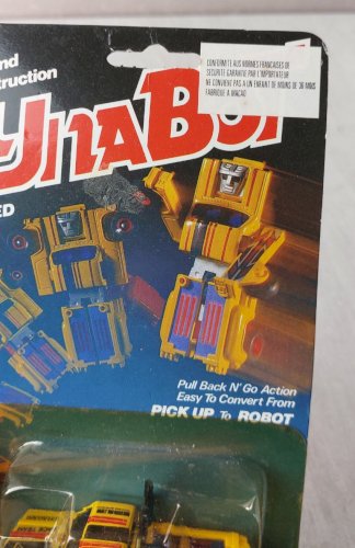 Ancienne voiture / robot, Transformers, Dyna-bot pick up, MC Toy, neuf