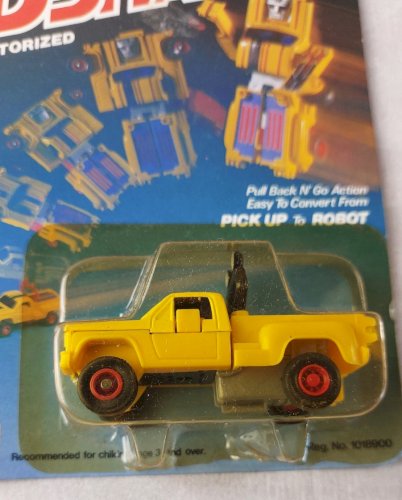 Ancienne voiture / robot, Transformers, Dyna-bot pick up, MC Toy, neuf