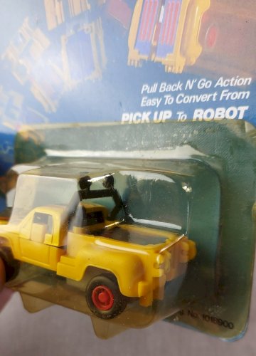 Ancienne voiture / robot, Transformers, Dyna-bot pick up, MC Toy, neuf