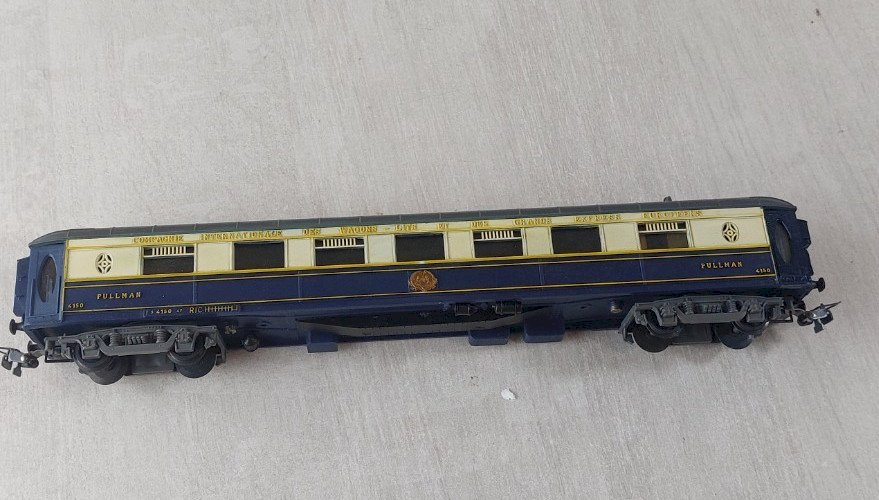 Ancienne voiture voyageur, Compagnie Internationale wagons lits, Hornby 7452, HO