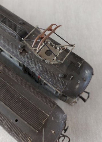 Anciennes automotrice et remorque d'extrémité, Budd rame inox Z5100, Jouef en HO ^
