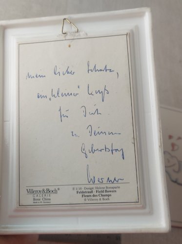 Anciennes plaques / tableaux muraux, Villeroy & Boch Galerie