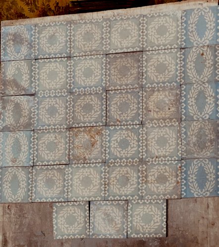 Anciens carreaux de ciment des années 1920