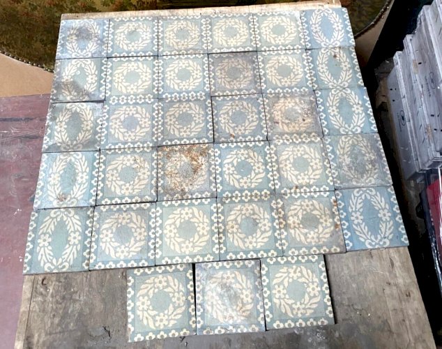 Anciens carreaux de ciment des années 1920