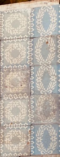 Anciens carreaux de ciment des années 1920