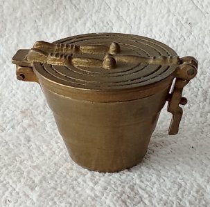 Old Brass Weights Stack From Charlemagne to Apothecary Cups