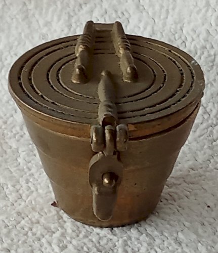 Anciens Poids Laiton pile De Charlemagne à godets Apothicaire old apothecary