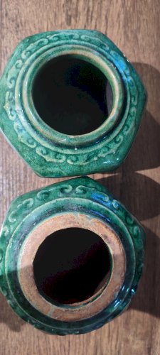 Anciens pots à gingembre chinois 