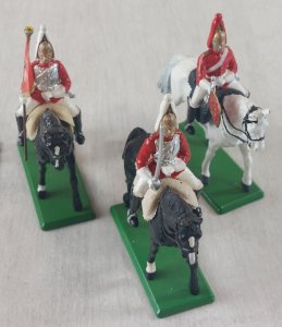 Anciens soldats en métal, soldats de la Reine, Britains