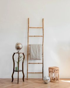 Angela, the decorative bamboo ladder No. 14